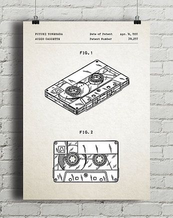 Plakat Kaseta - patent