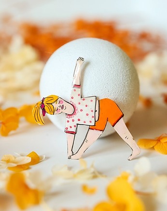 Broszka  gimnastyka Grażyny, Pintura