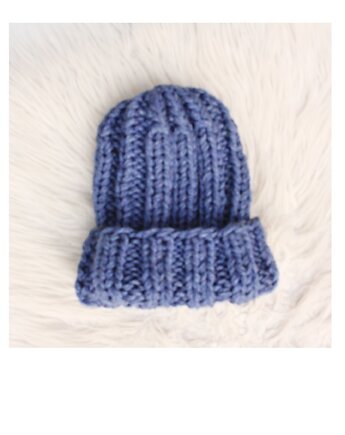 Czapka czunky beanie z wełną