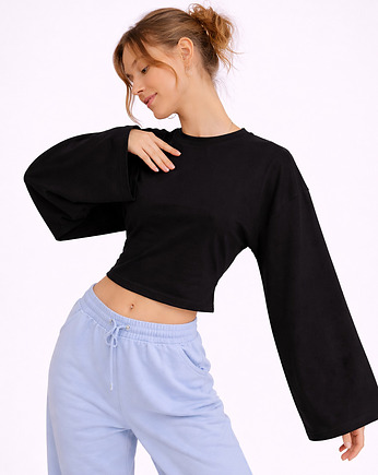 Top Longsleeve Czarny