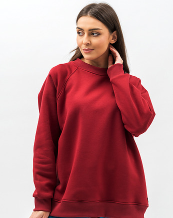 Bluza basic ciepła ,,SEDA" bordo