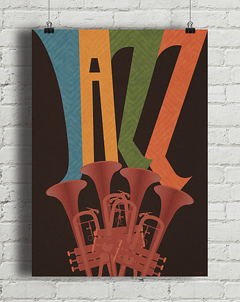 Jazz - plakat fine art