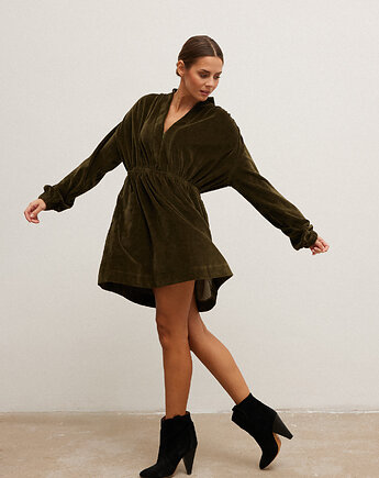 Sukienka FILOMENA mini khaki