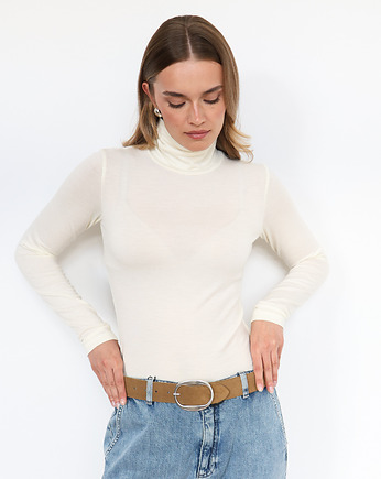 Golf Simple merino kremowy