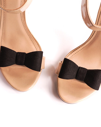 Klipsy do butów Coquet-Kokardki 3D S/Black Suede