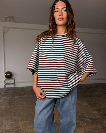 Tshirt Chillout brown & blue