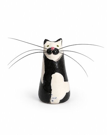 Ceramiczny kot na kocie wąsy wibrysy