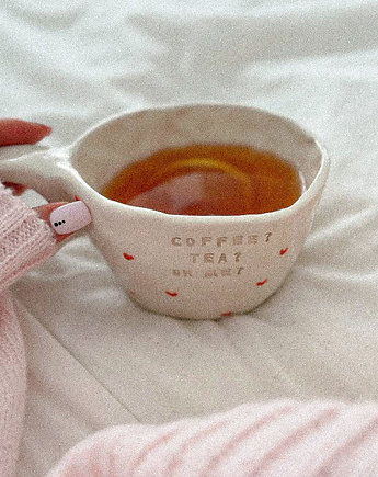 Kubek z napisem Coffee? Tea? or Me?
