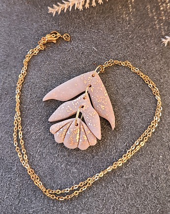 Naszyjnik wisiorek kwiat w stylu boho / rustykalnym, elegancki