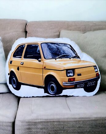 Poduszka auto przytulanka fiat 126 p maskotka mały fiat maluch auto PRL