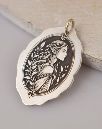 Elfica - srebrny medalion