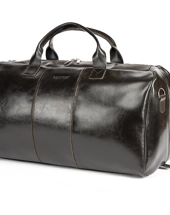 Duża ciemnobrązowa torba weekendowa / podróżna ORLOVSKY L02, ORLOVSKY