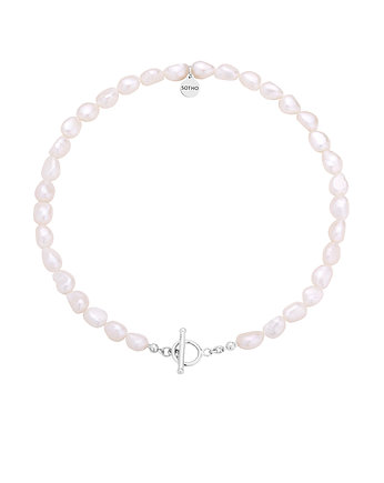 Srebrny naszyjnik z pereł naturalnych, SOTHO