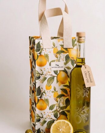 Torba na 4 Butelki- Lemons