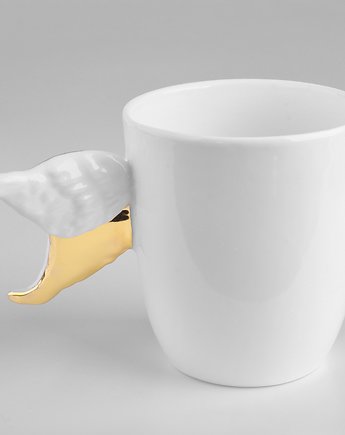 Kubek porcelanowy ze skrzydełkami