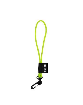 Krótka smycz - brelok NEON YELLOW