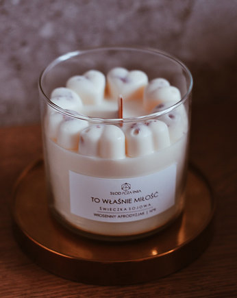 Świeca sojowa 450 ml To Właśnie Miłość, Słodyczarnia