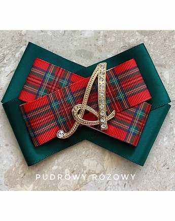 Brosza Personalizowana ze złotą Literką A