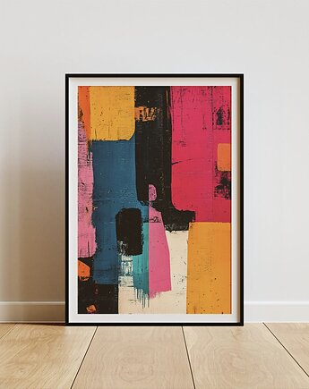 Plakat - Abstrakcyjny zamęt