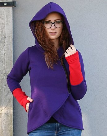 Bluza damska, Asymetryczna bluza bawełniana
