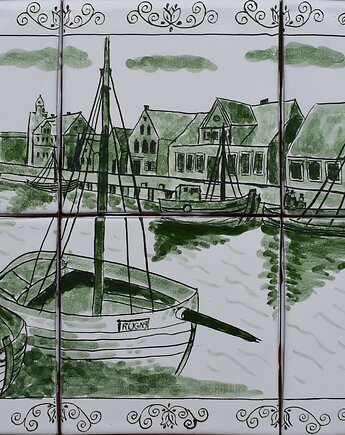 Obraz na 6 kafli port, Kobaltowa Sroka