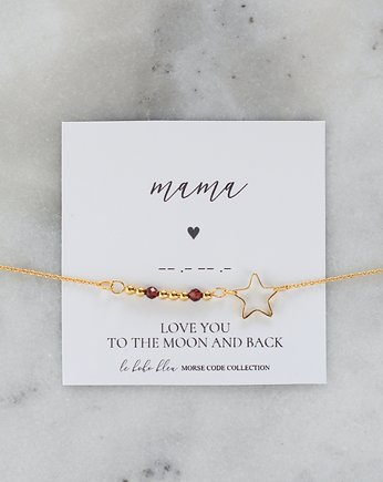 MAMA - Alfabet Morse'a - Naszyjnik, Le Boho Bleu