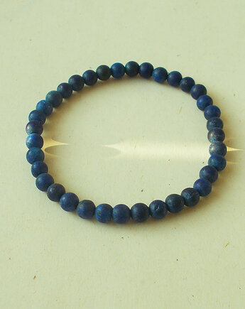 Lapis lazuli matowa 4 mm Bransoletka