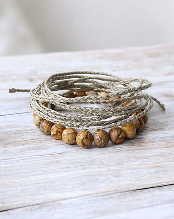 Jaspis i len bransoletki, galeria nuit