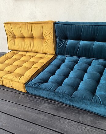 Sofa modułowa Futon materac francuski Velvet Siedzisko na podłogę