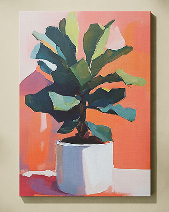 Ficus lyrata - Obraz na płótnie
