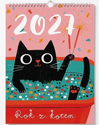 Kalendarz 2027  KOTY Z KOTAMI