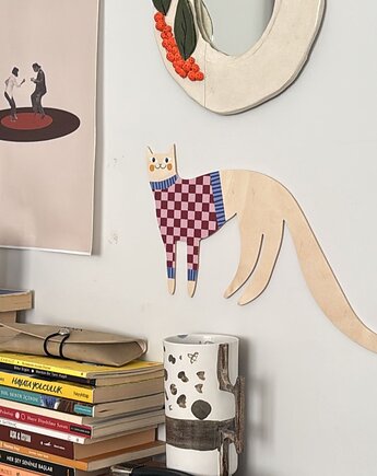 Plakat Nuddle the cat - dekoracja ścienna