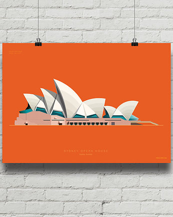 Sydney Opera House - plakat giclee art