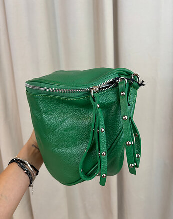 Skórzana nerka Aurora Verde, SOLO moda