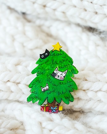 Kocia choinka , Pintura