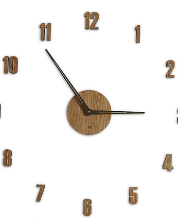 Nowoczesny zegar do naklejenia na ścianę, Woolights