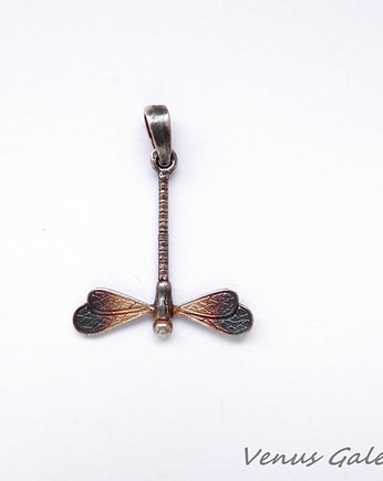 Wisiorek srebrny - Mini ważka