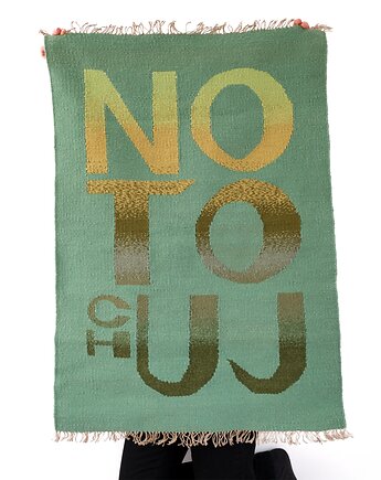 Ręcznie tkany dywan NO TO CH**  kilim, chodnik na podłogę, SPLOTKA