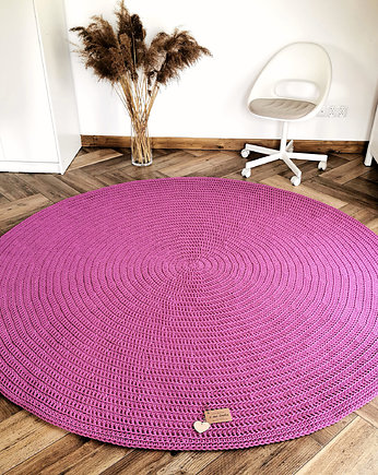 Okrągły dywan pleciony ze sznurka, e.mi.lenka