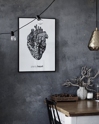 Plants heart 50x70 cm