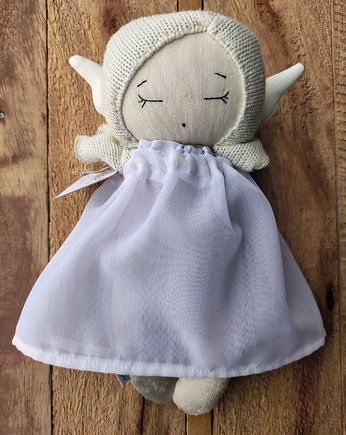 Przytulanka welurowa Anioł handmade