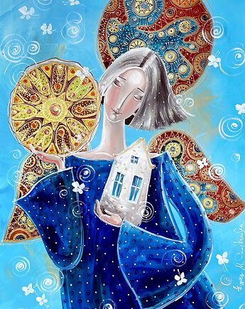 "Ciepło rodzinnego domu"-Giclee