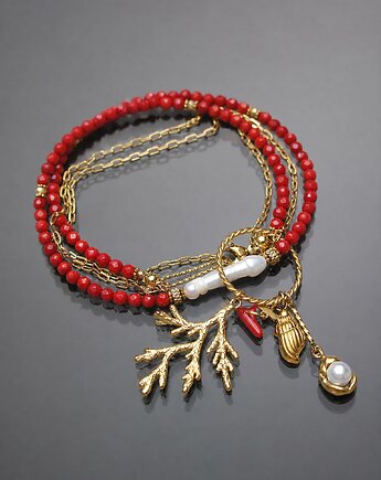 Sea collection - Koral red vol. 3 /choker/ 22.03.26