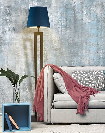 Designerska lampa stojąca do salonu VEGAS VELUR