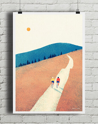 Rower latem - plakat rowerowy