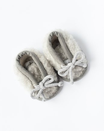 Buciki wełniane szare, Petit Coco