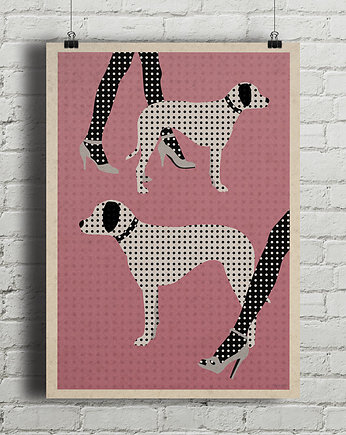 Dalmatyńczki - plakat fine art