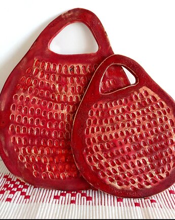 Podstawki patery ceramiczne 2 sztuki
