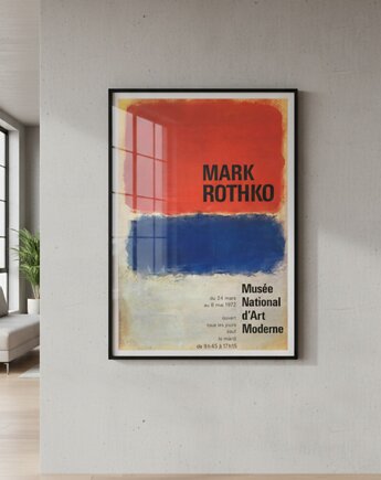 PLAKAT wystawowy muzealny Mark Rothko abstrakcja