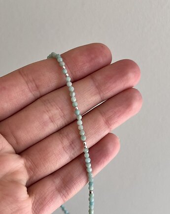 Choker z kamieni naturalnych amazonit MORSKI